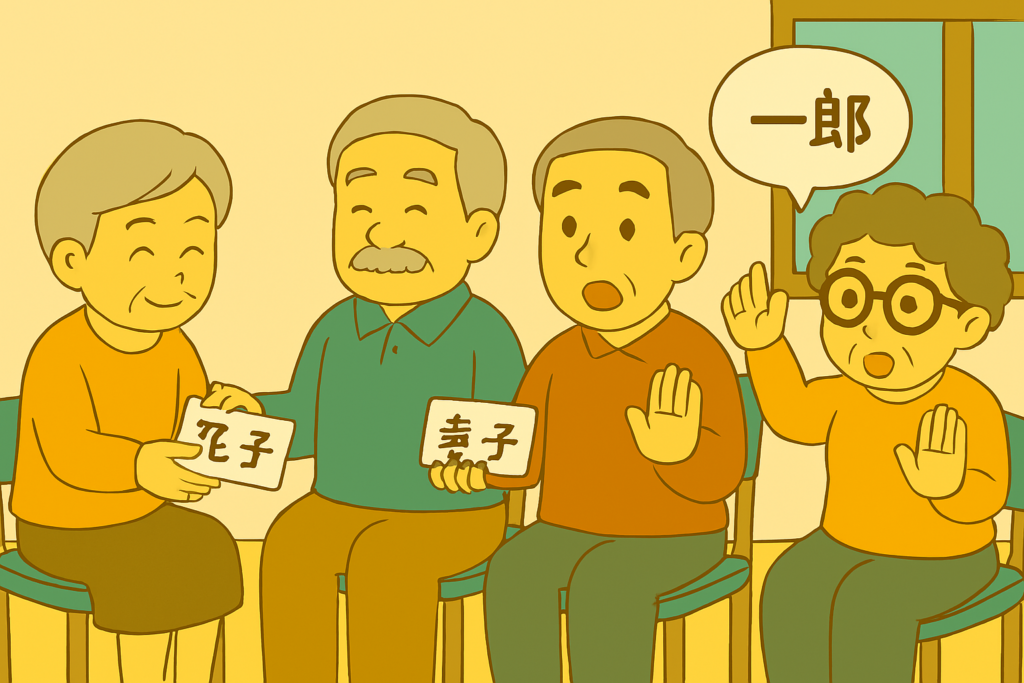 「名札リレー&名前さがしゲーム」の基本のルールと遊び方