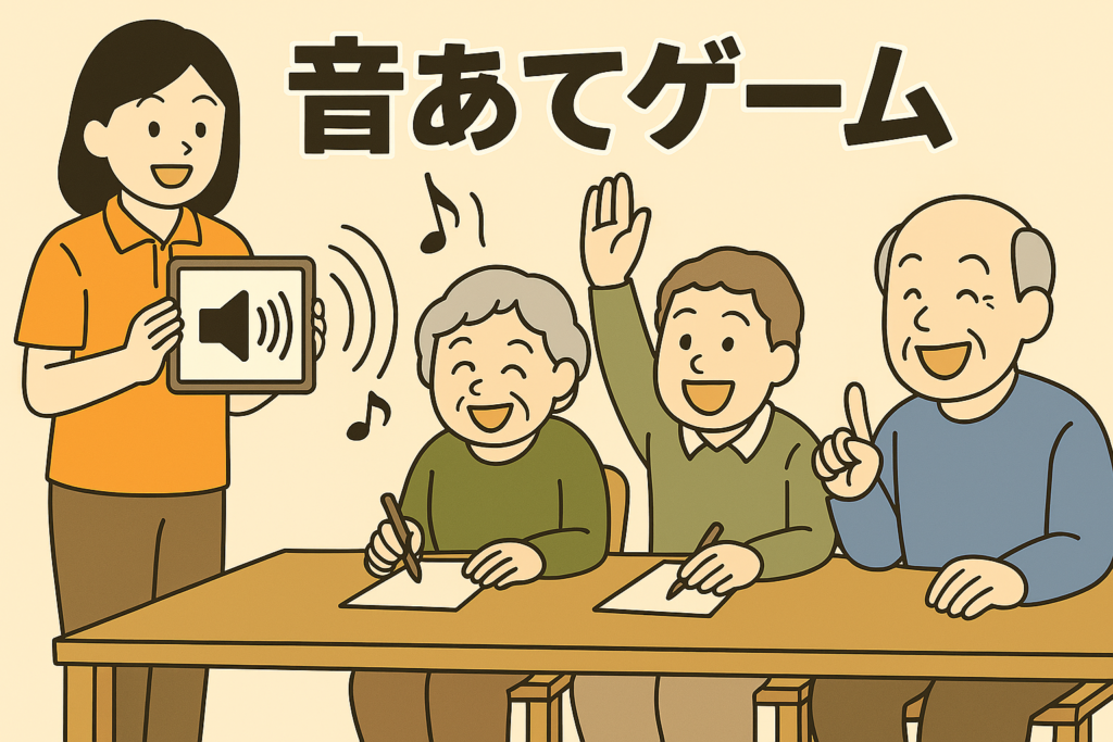 音あてゲーム｜高齢者向けレクリエーションの定番！準備・やり方・アレンジ完全ガイド