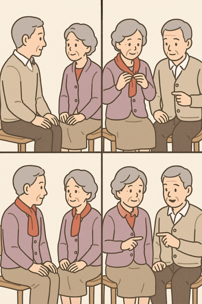 高齢者向け「服装チェンジ間違い探しゲーム」の具体的なやり方